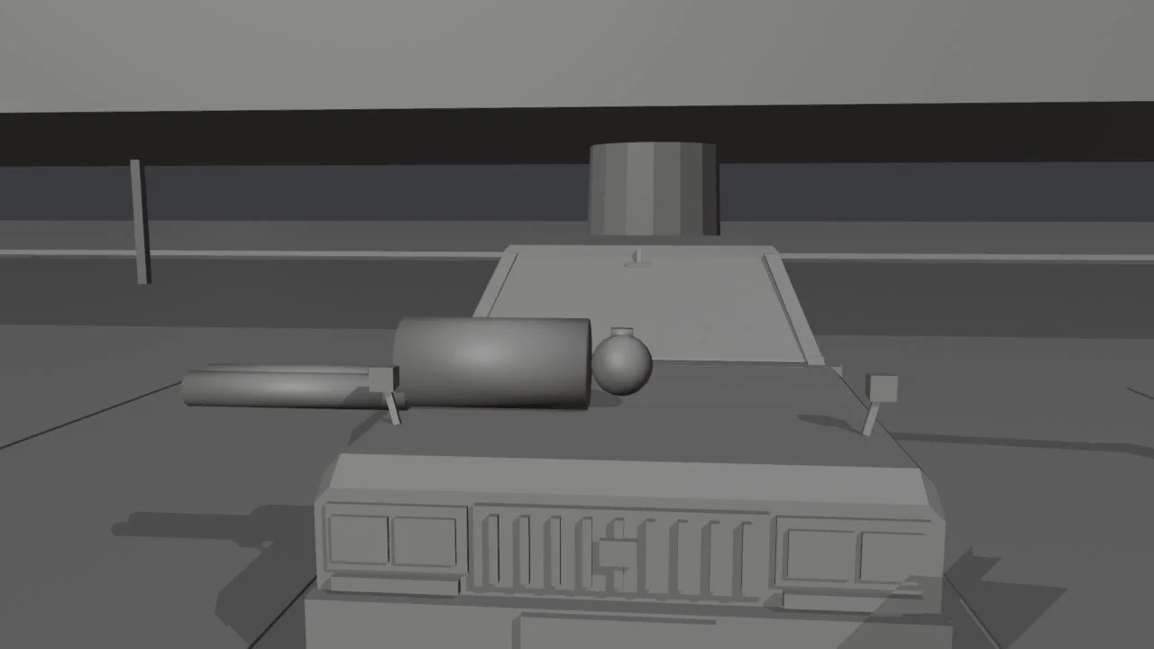 Blockout → final: lying across the bonnet under the expressway. The stand-in only marks where she is; the pose (head over the wing, one knee up) is written in the prompt.